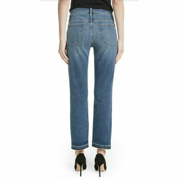 Frame Le Nouveau Straight Split Hem Jeans - Picture 2 of 6